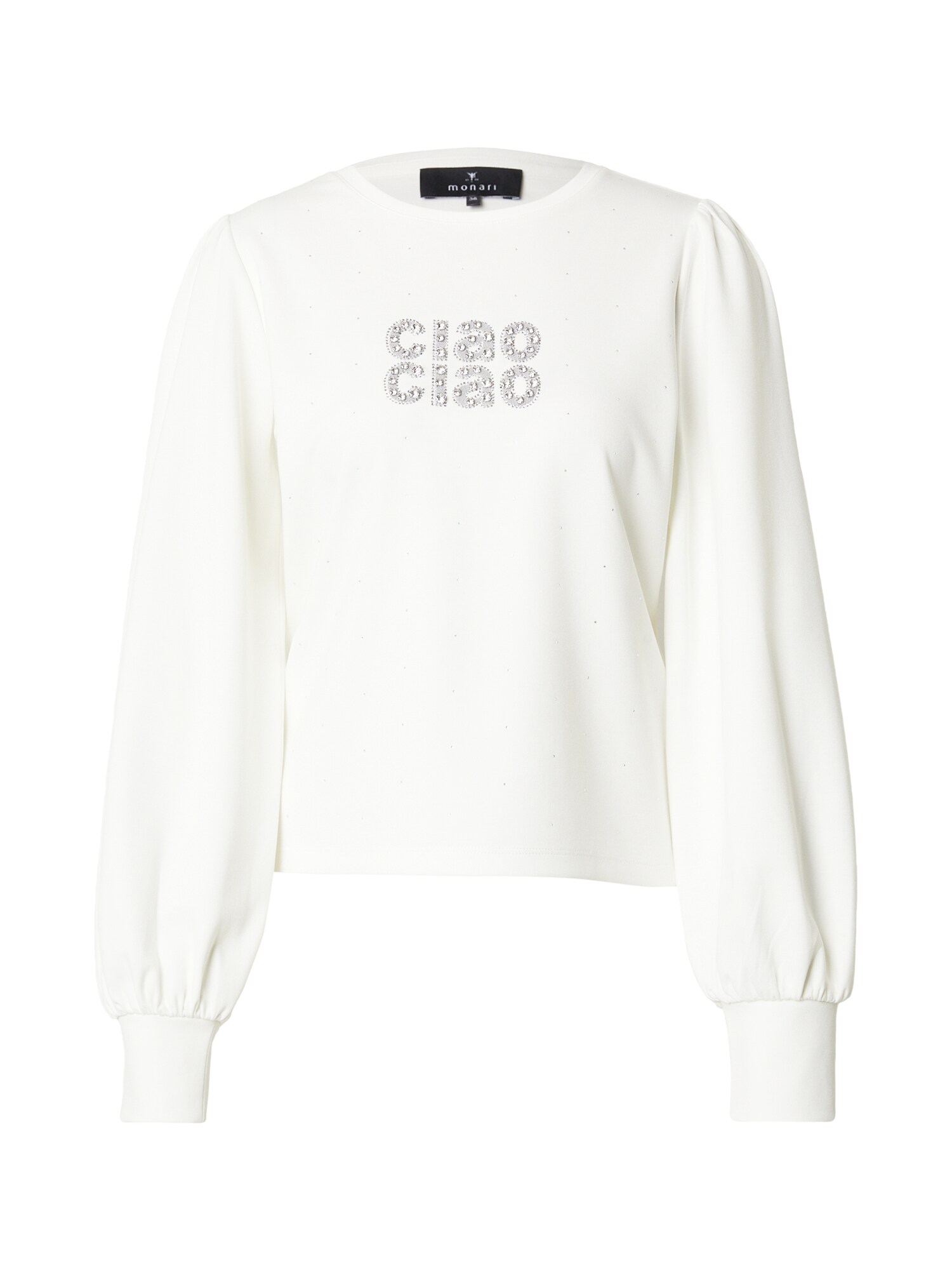monari Bluză de molton  alb