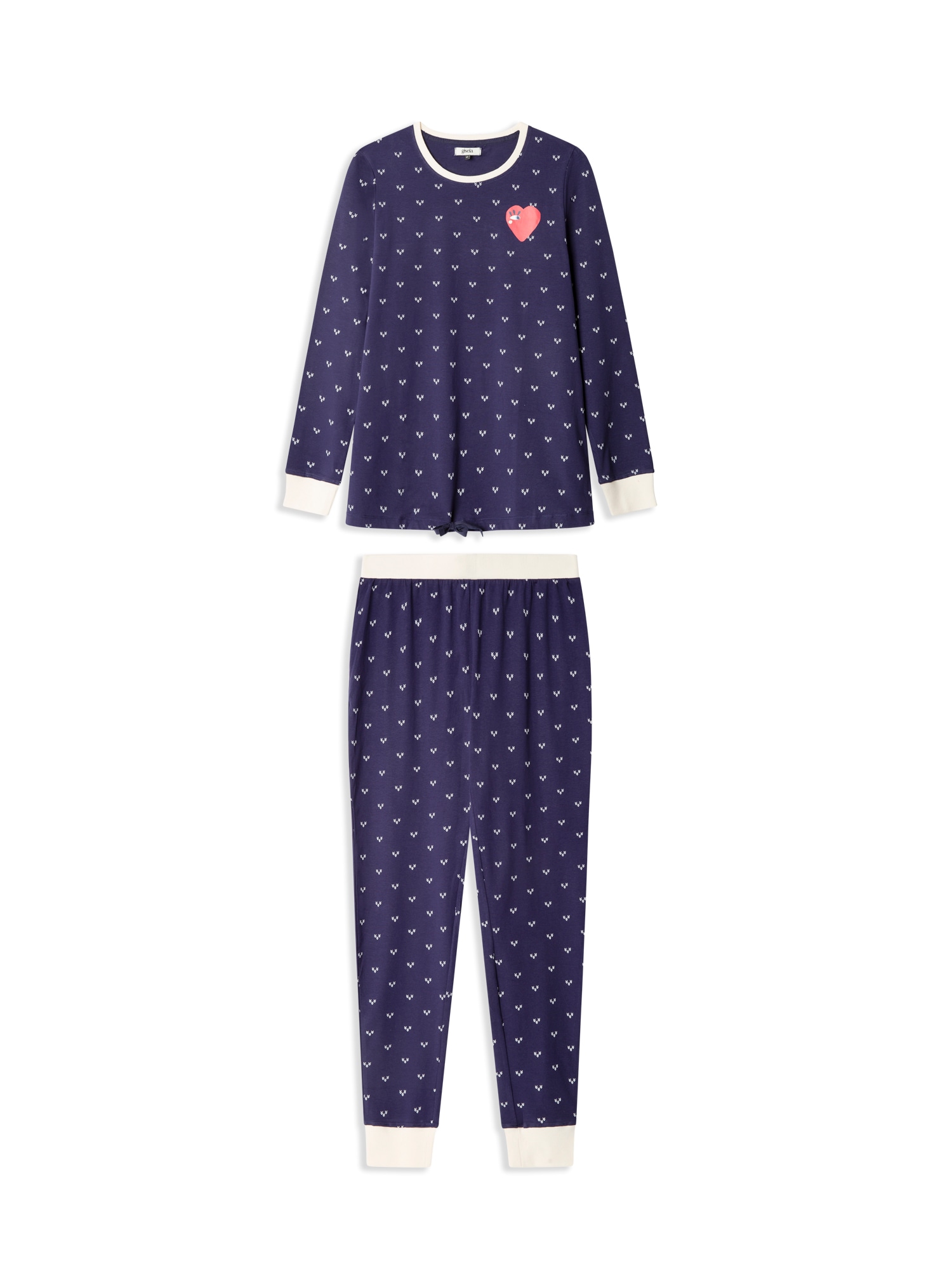 Gisela Pijama  albastru marin