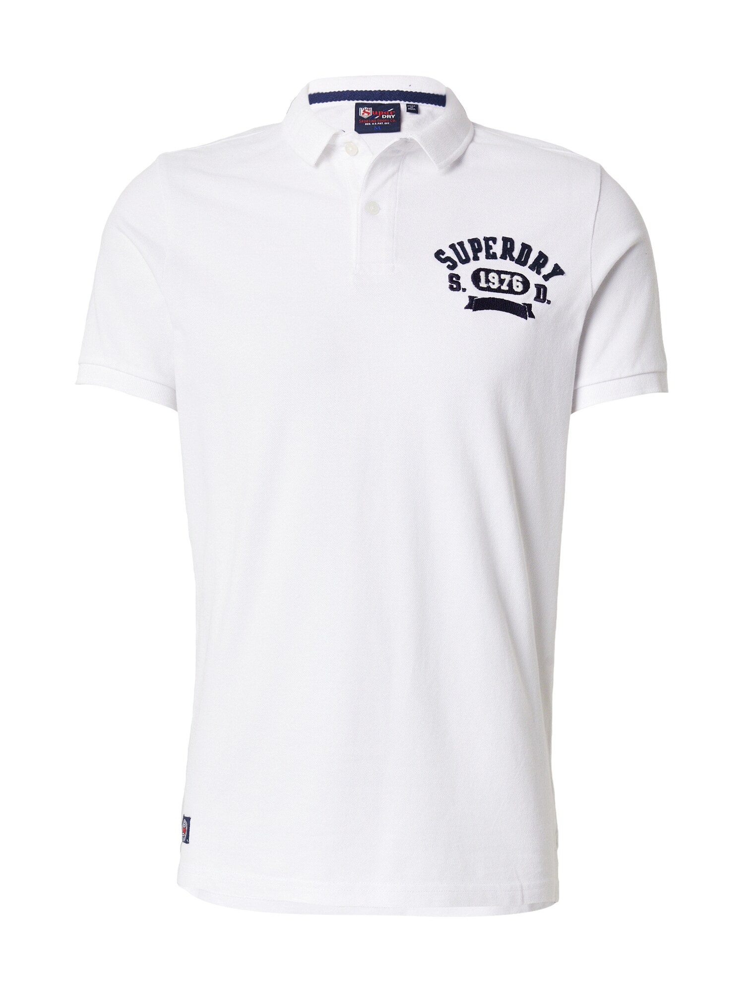 Superdry & Co Tricou  negru / alb