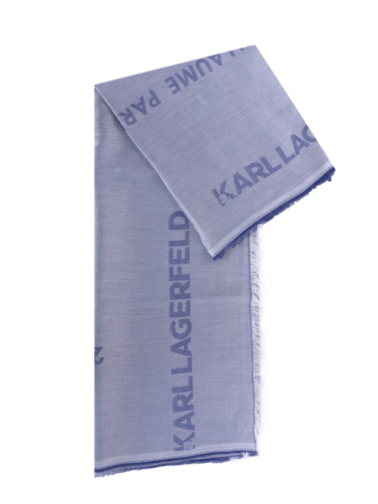 Karl Lagerfeld Schal taubenblau / hellblau