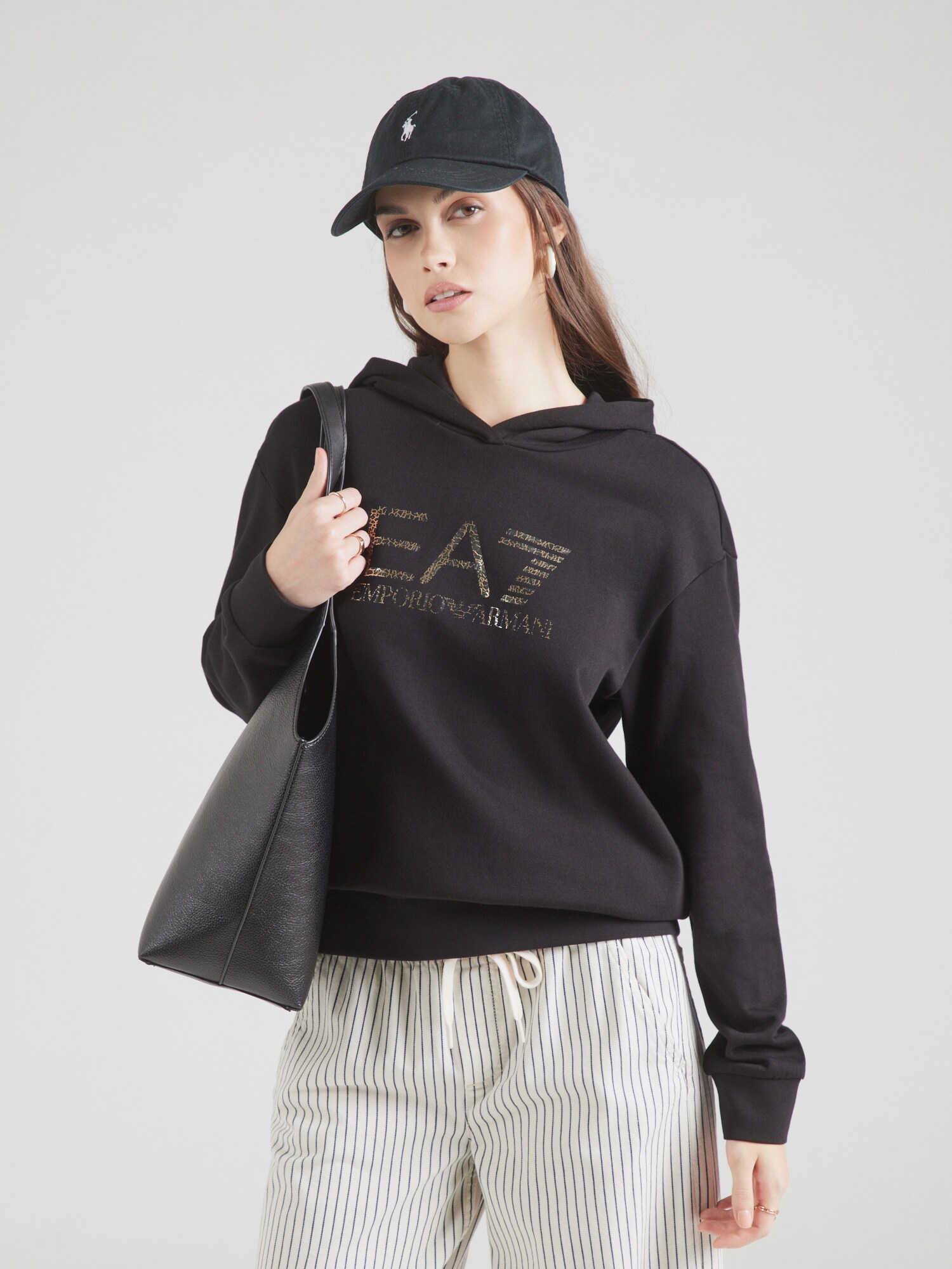 EA7 Emporio Armani Sudadera caramelo / oro / negro – imagen 3