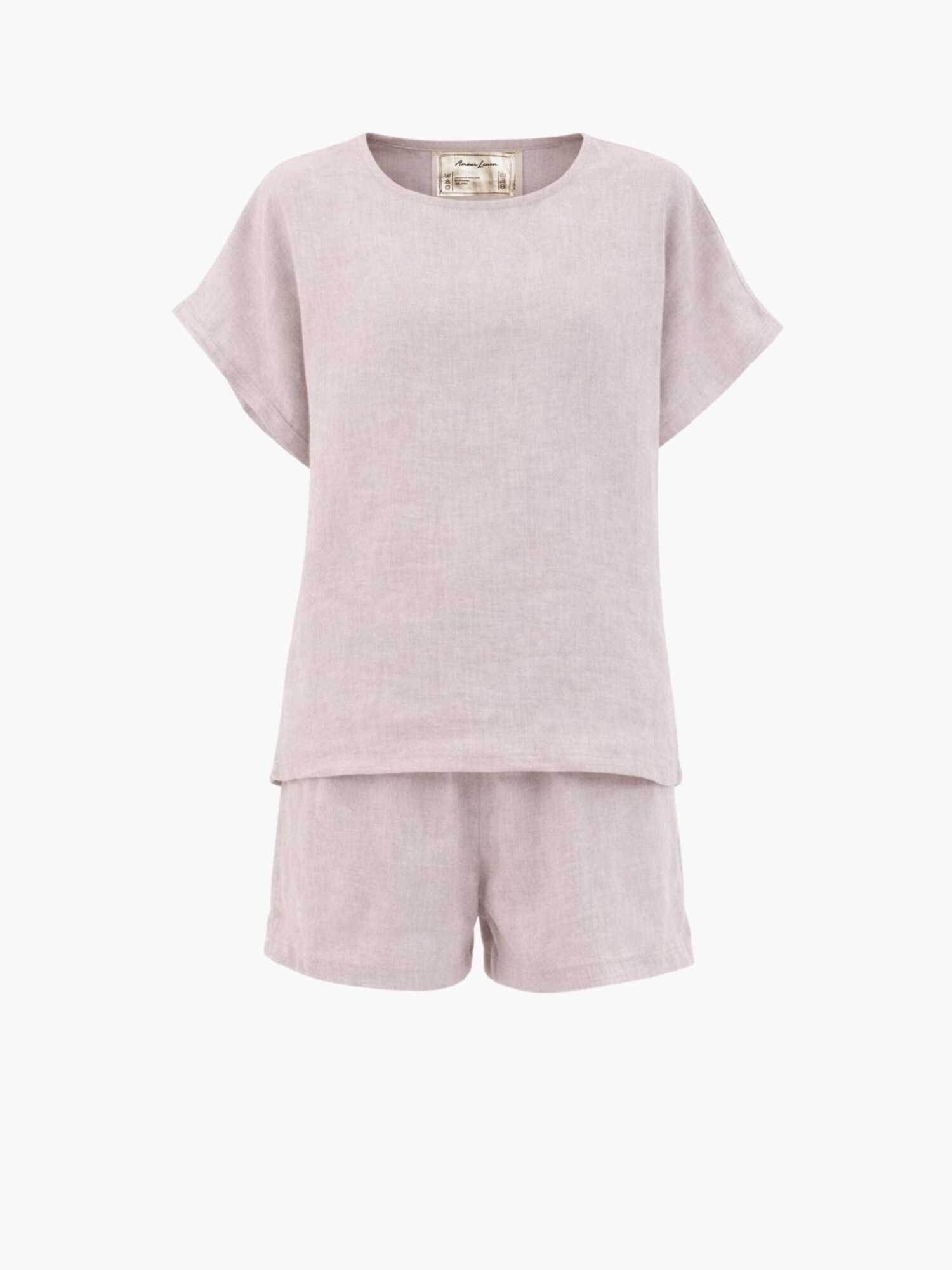 AmourLinen Pijama 'Cloud Nine'  crema