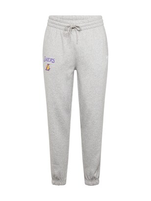 new era Broek ‘NBA ESSENTLS LOSLAK’ Grijs / Donkerlila / Lichtoranje