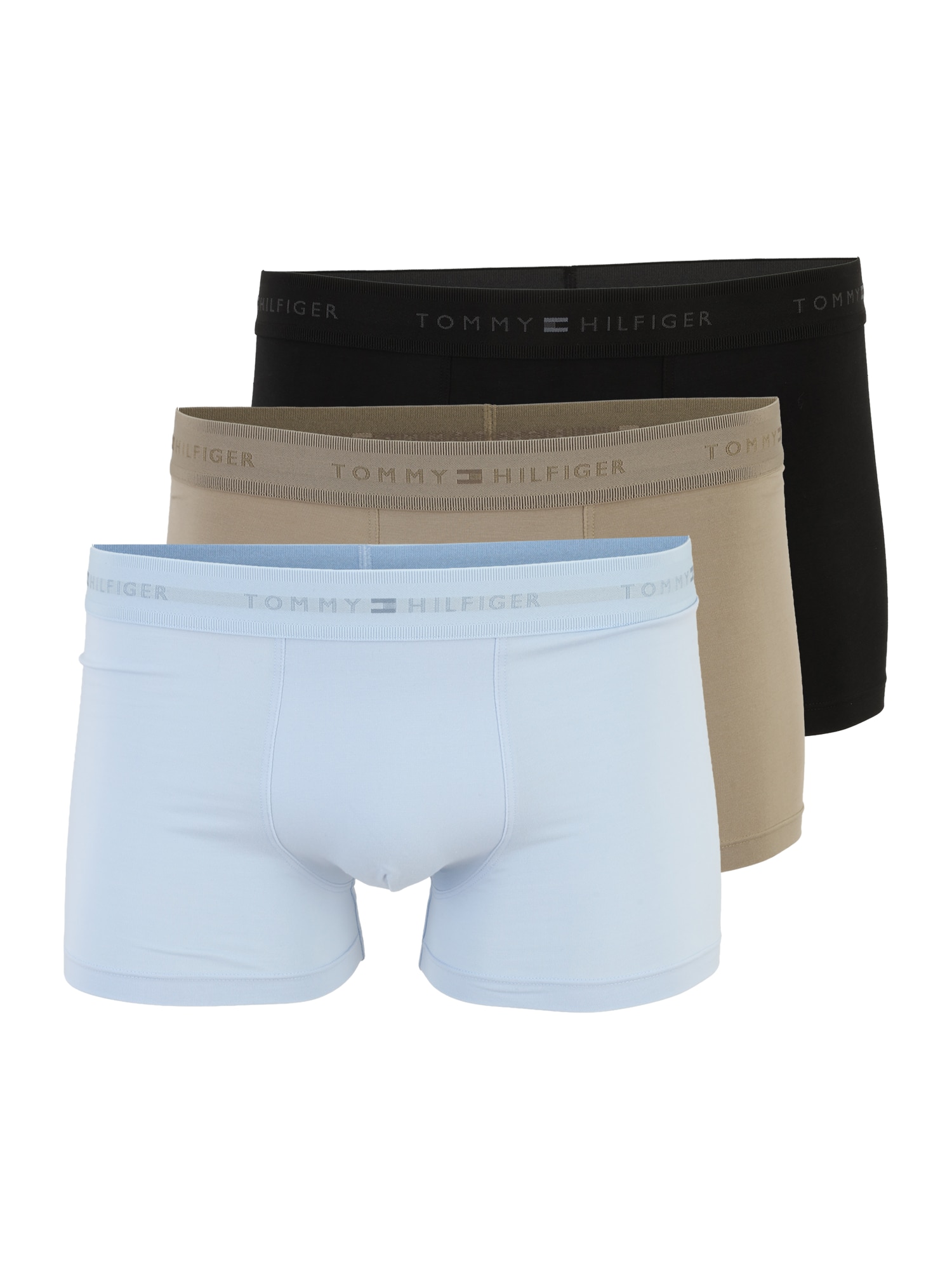 Tommy Hilfiger Underwear Boxeri  albastru pastel / oliv / negru