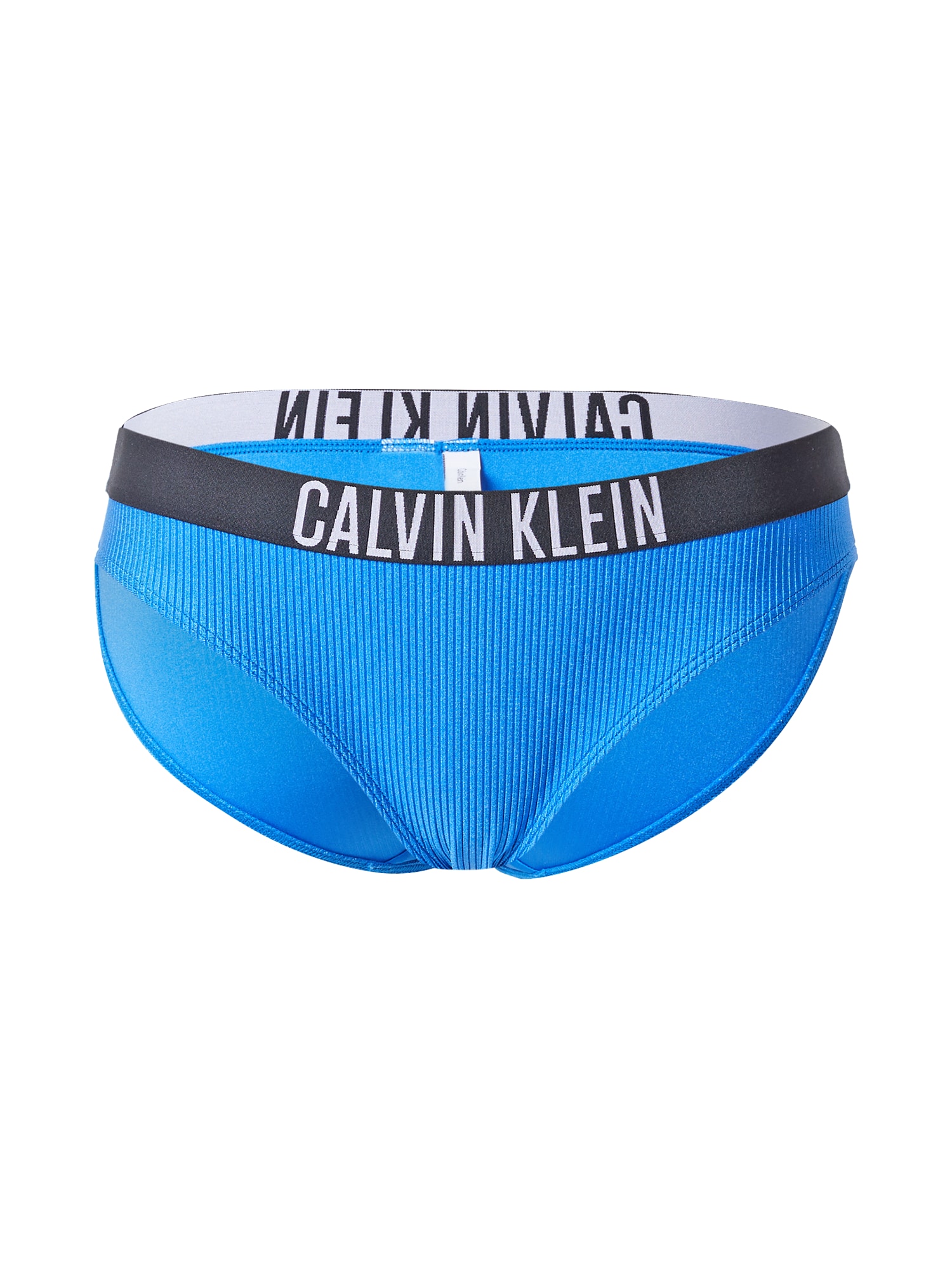 Calvin Klein Swimwear Bikini hlačke  modra / črna / bela