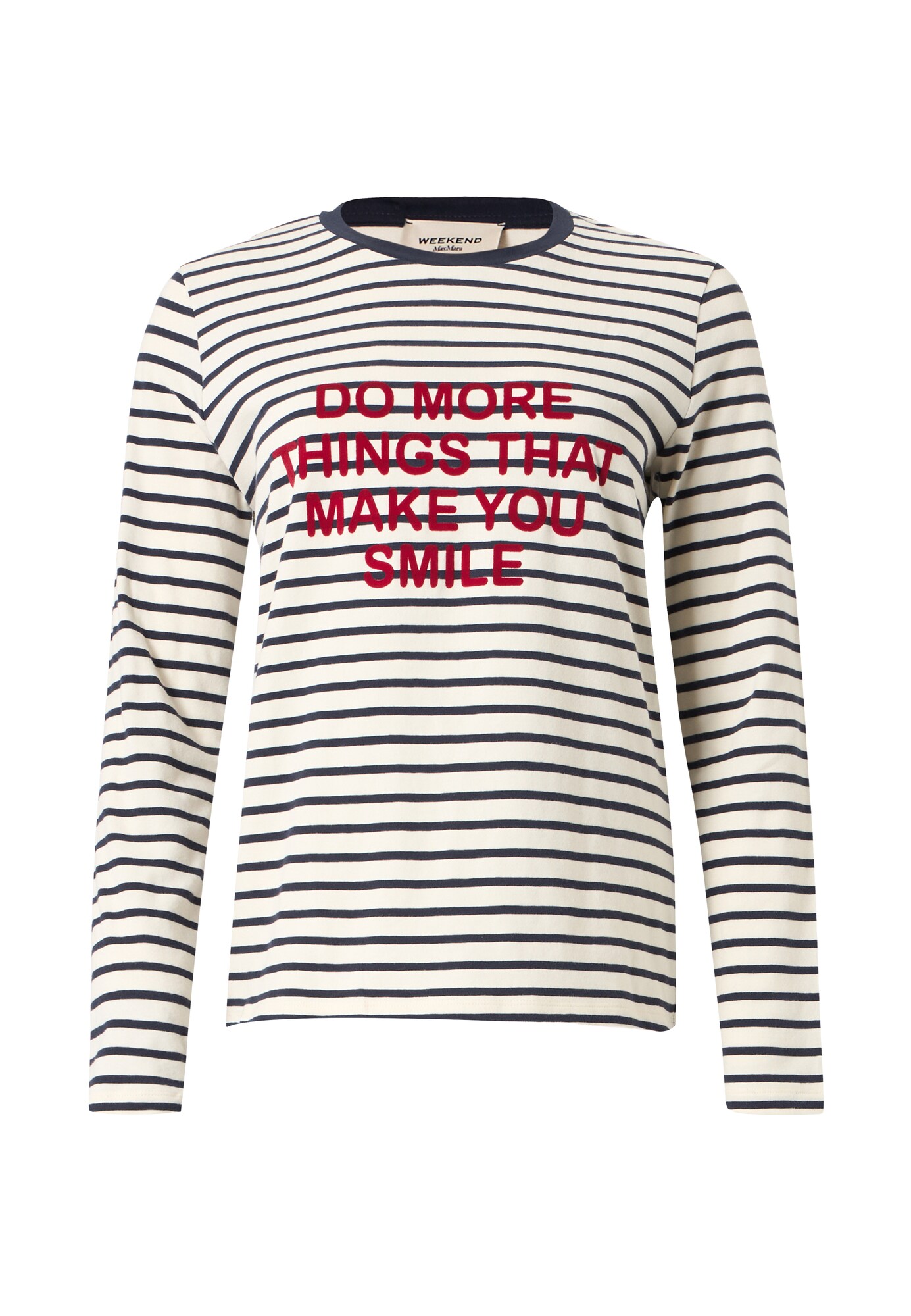 Weekend Max Mara Tricou VICINO bleumarin / purpuriu / alb murdar