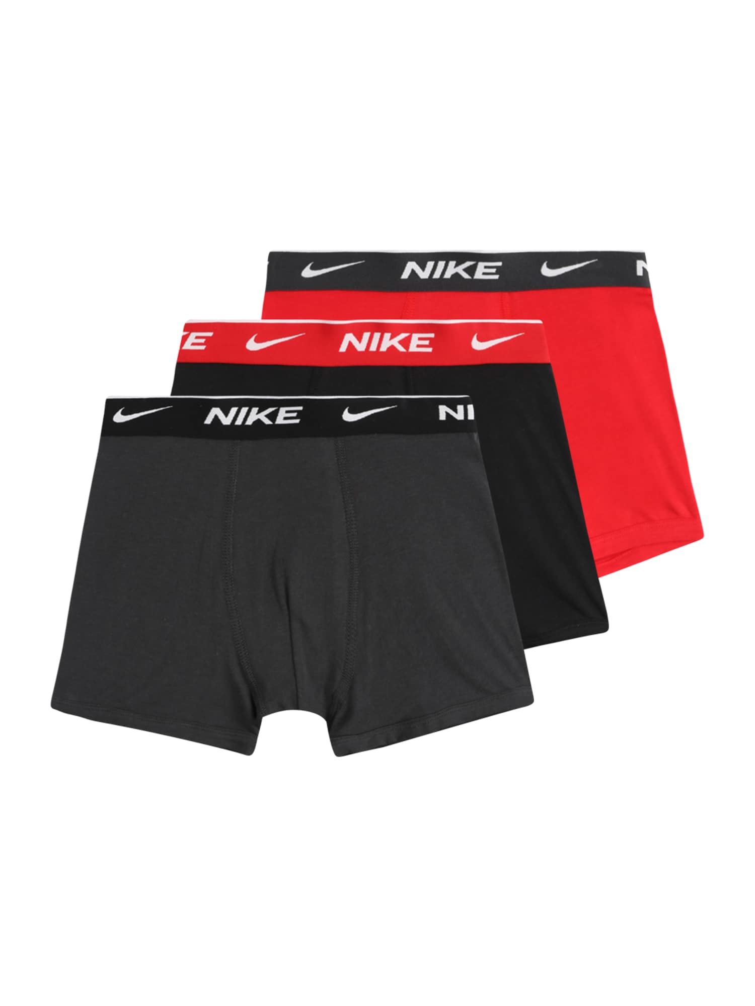 Nike Sportswear Apatinės kelnaitės raudona / juoda / antracito spalva / balta