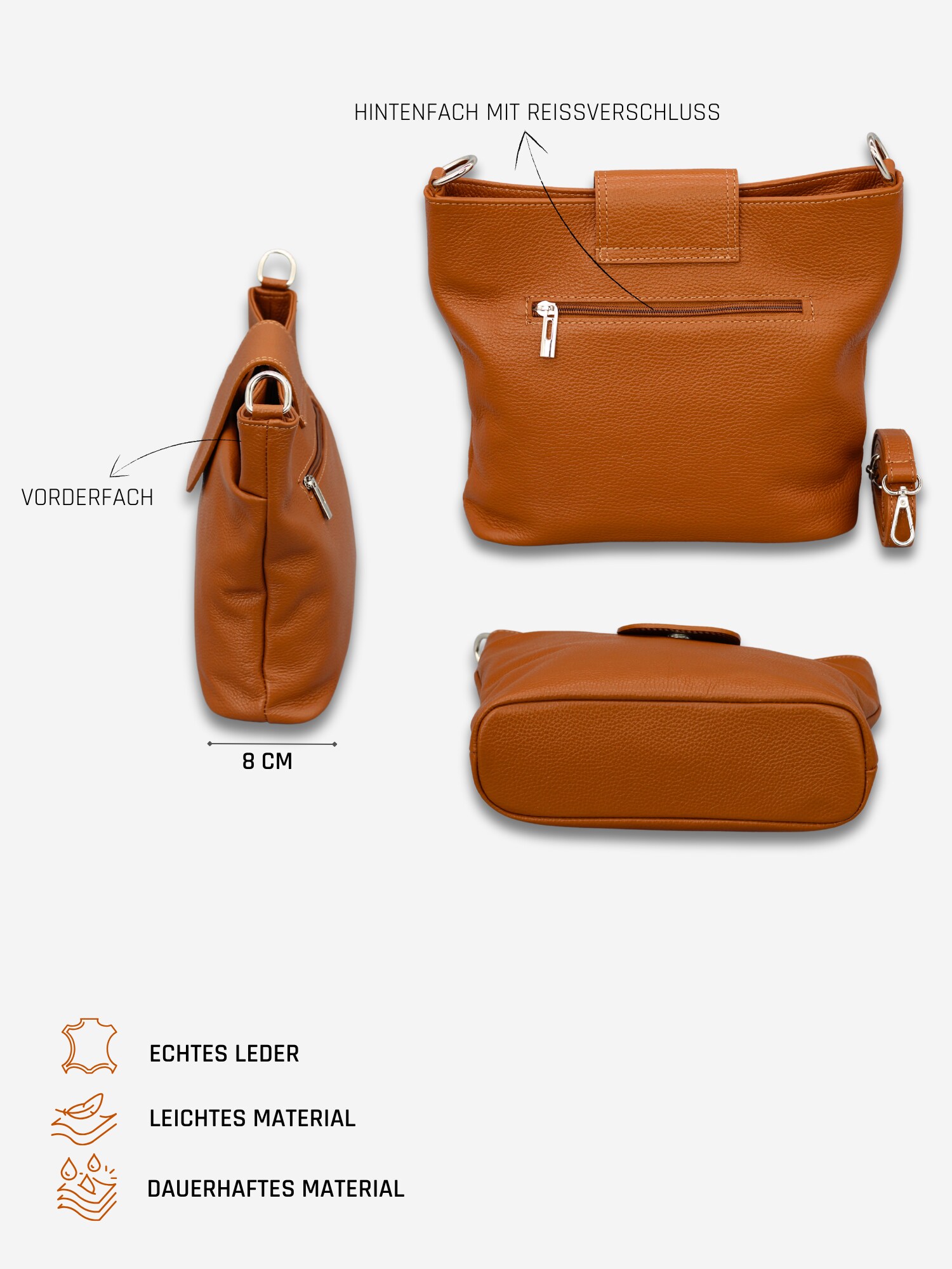 Thumbnail - Adel Bags Schultertasche Sara