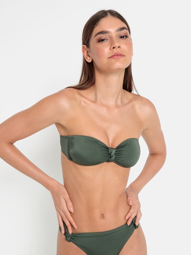 LSCN by LASCANA, Bikini felső 'Nele', zöld, 7 kép a 7 közül
