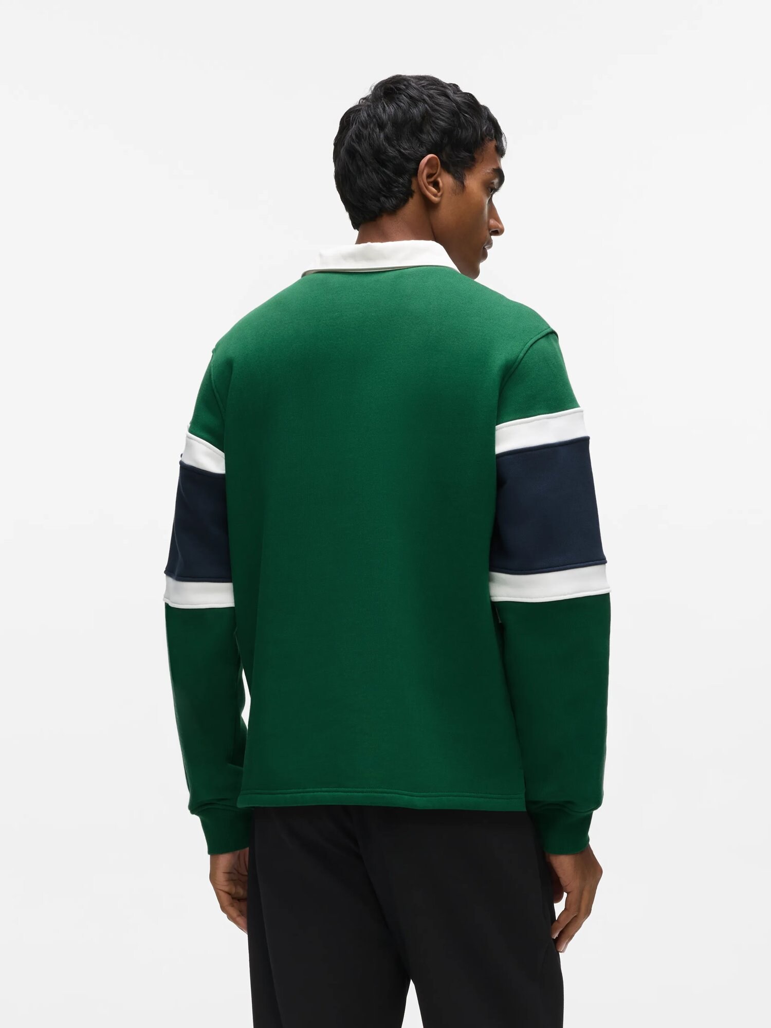 Karl Lagerfeld Sudadera 'Ikon'  marino / verde hierba / blanco – imagen 4
