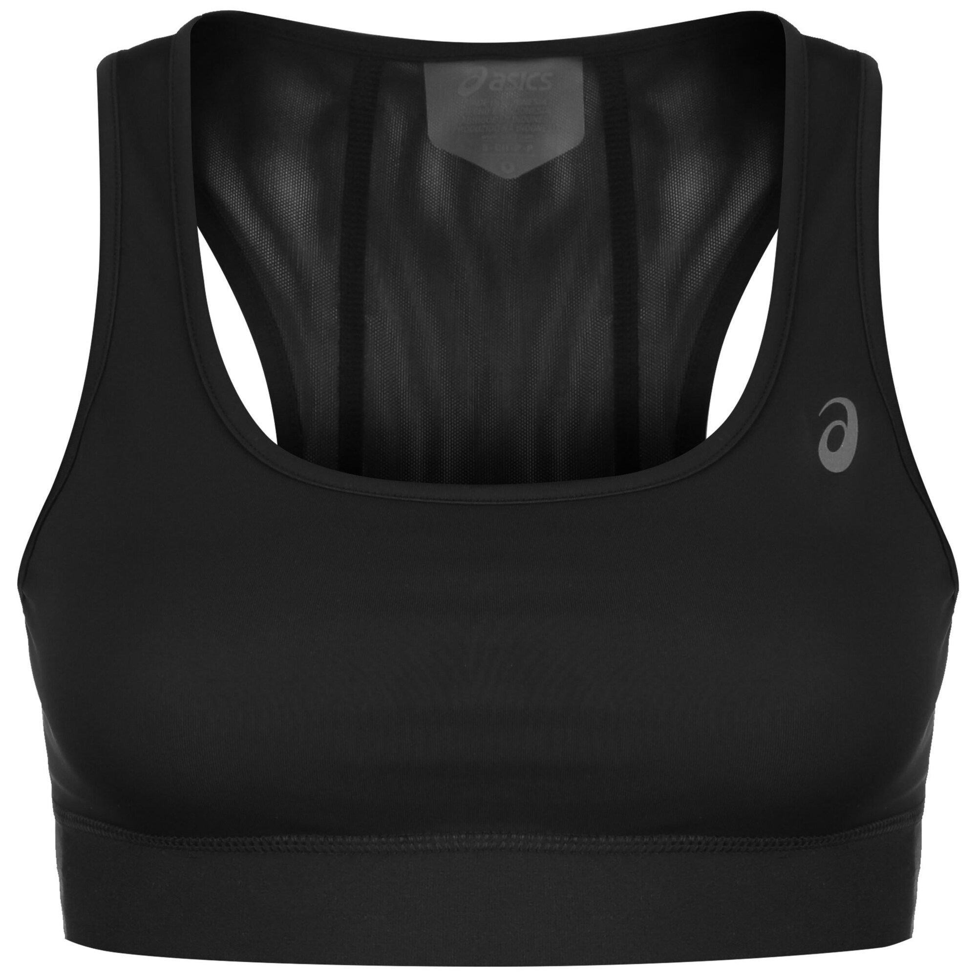 ASICS Sportinė liemenėlė  juoda / pilka