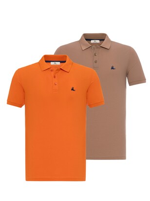 Daniel Hills Shirt Lichtbruin / Oranje