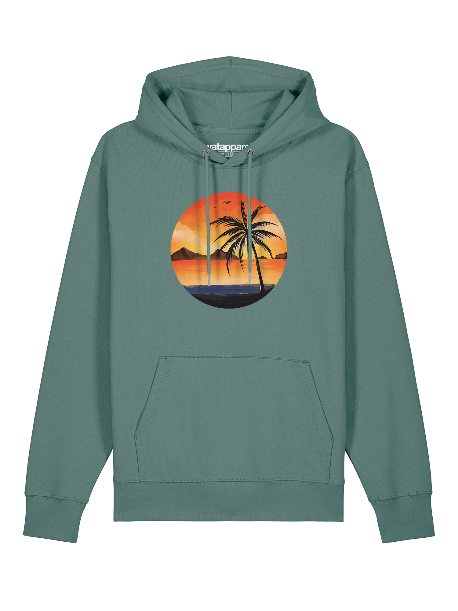 Thumbnail - Sweatshirt 'Sunset on palm beach'