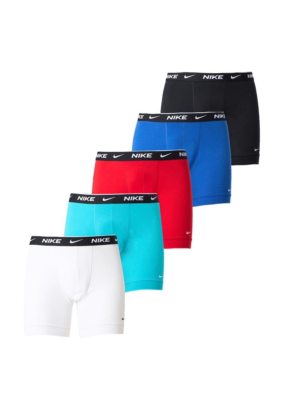 Boxershorts 'EVERYDAY' blå / aqua / röd / svart
