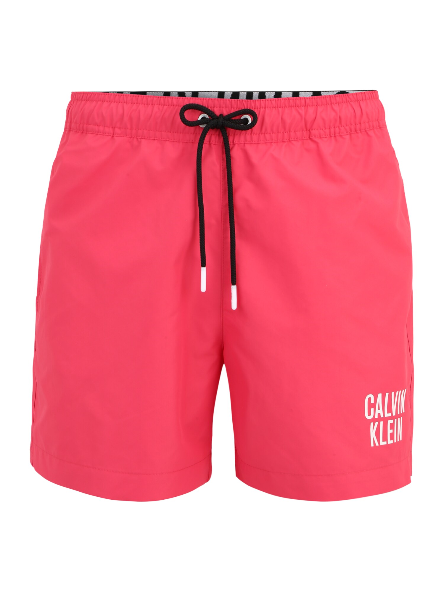 Calvin Klein Swimwear Шорти за плуване  розово / черно / бяло