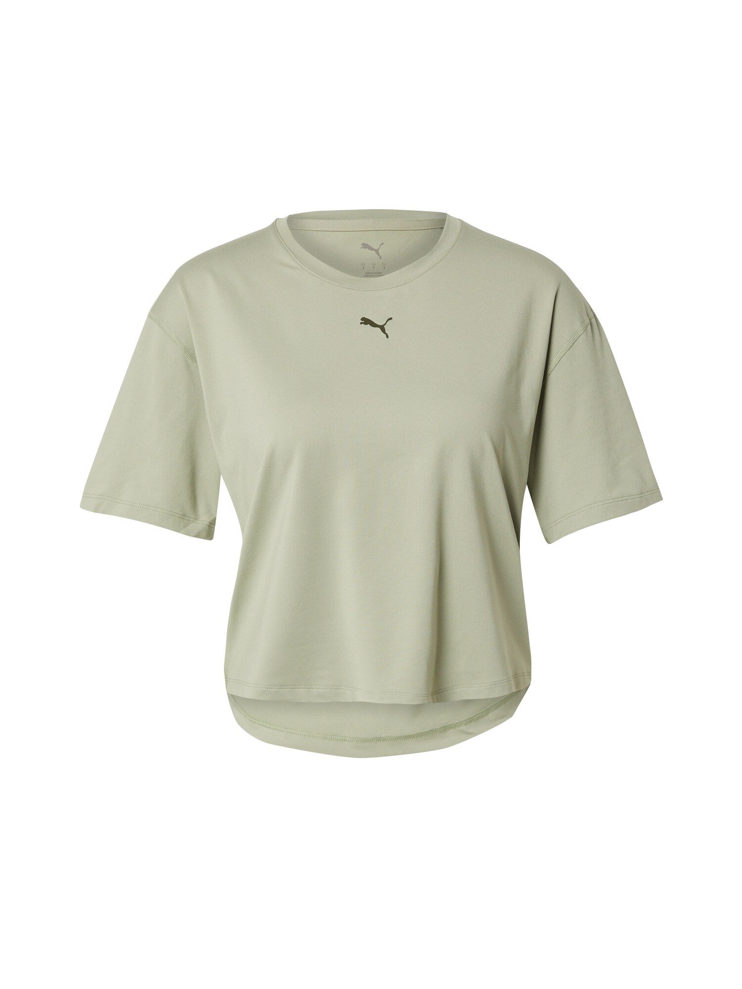 PUMA Tricou funcțional Cloudspun  verde pastel / negru