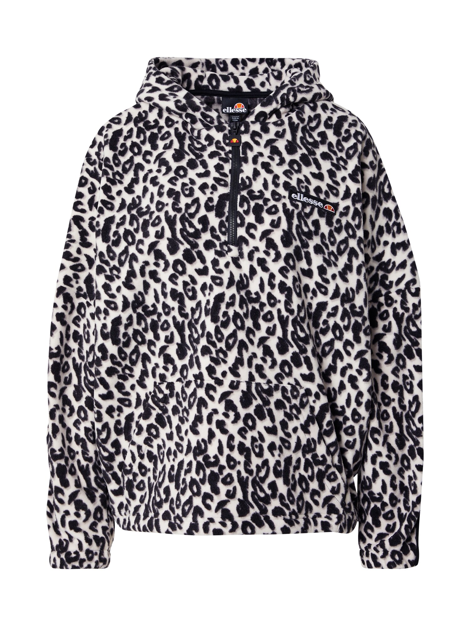 ELLESSE Pulover Shen  negru / alb