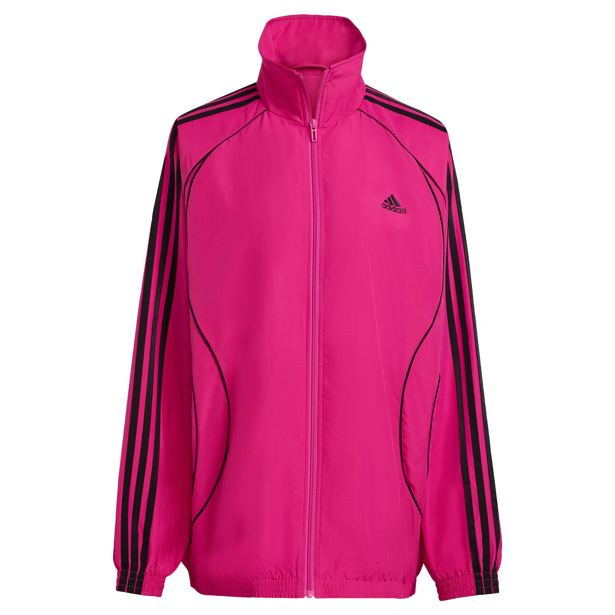 ADIDAS ORIGINALS Prechodná bunda 'Teamgeist Adicolor' fuksia / čierna