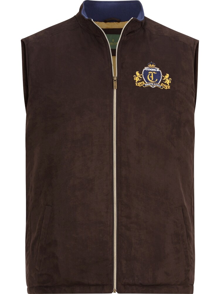 Charles Colby Steppweste Herren Größe XXXL braun