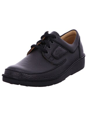 CLARKS Zapatos con cordón 'Schnürschuh Herren 261420397 Echtleder in schwarz'  negro