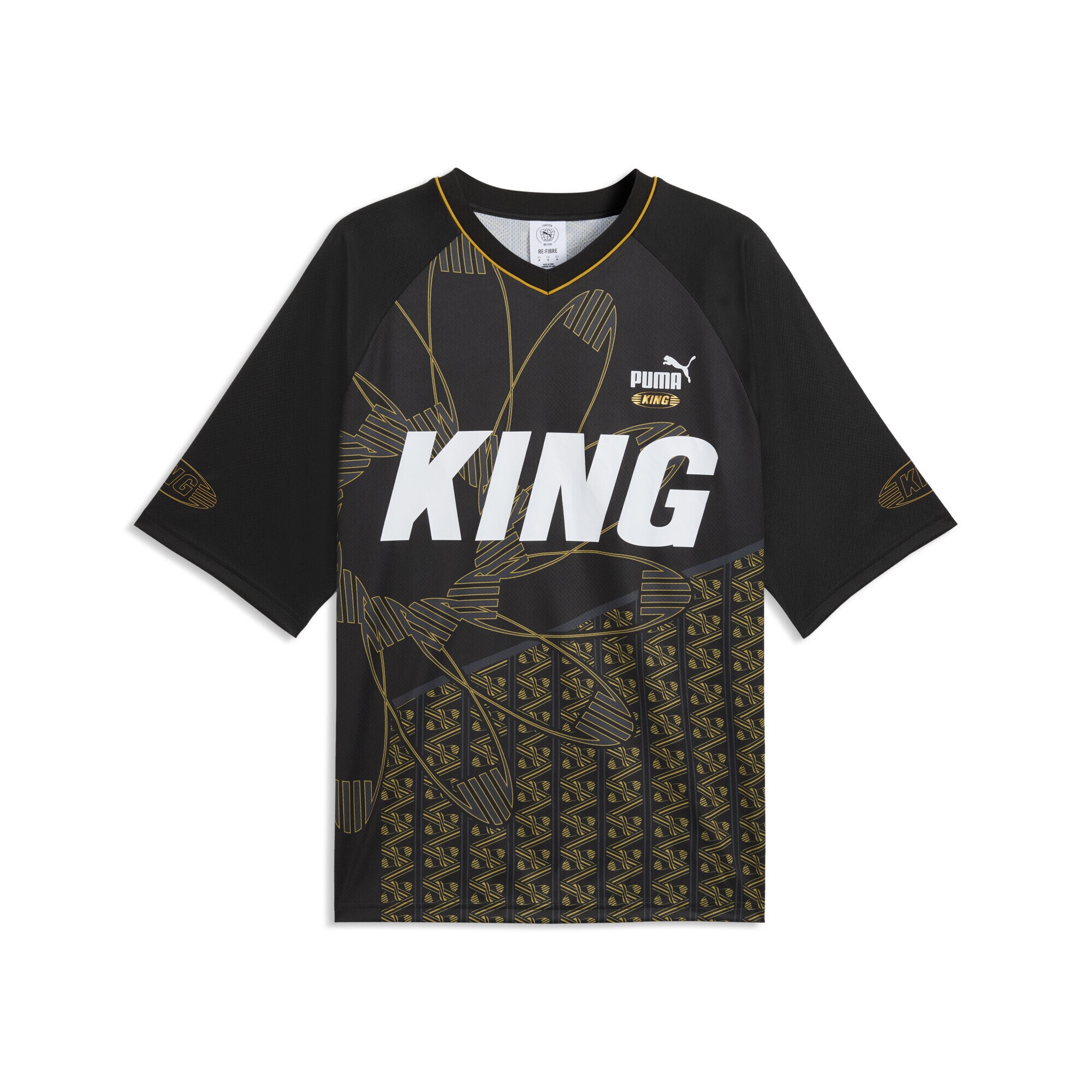 PUMA Tricot King  galben închis / gri închis / negru / alb