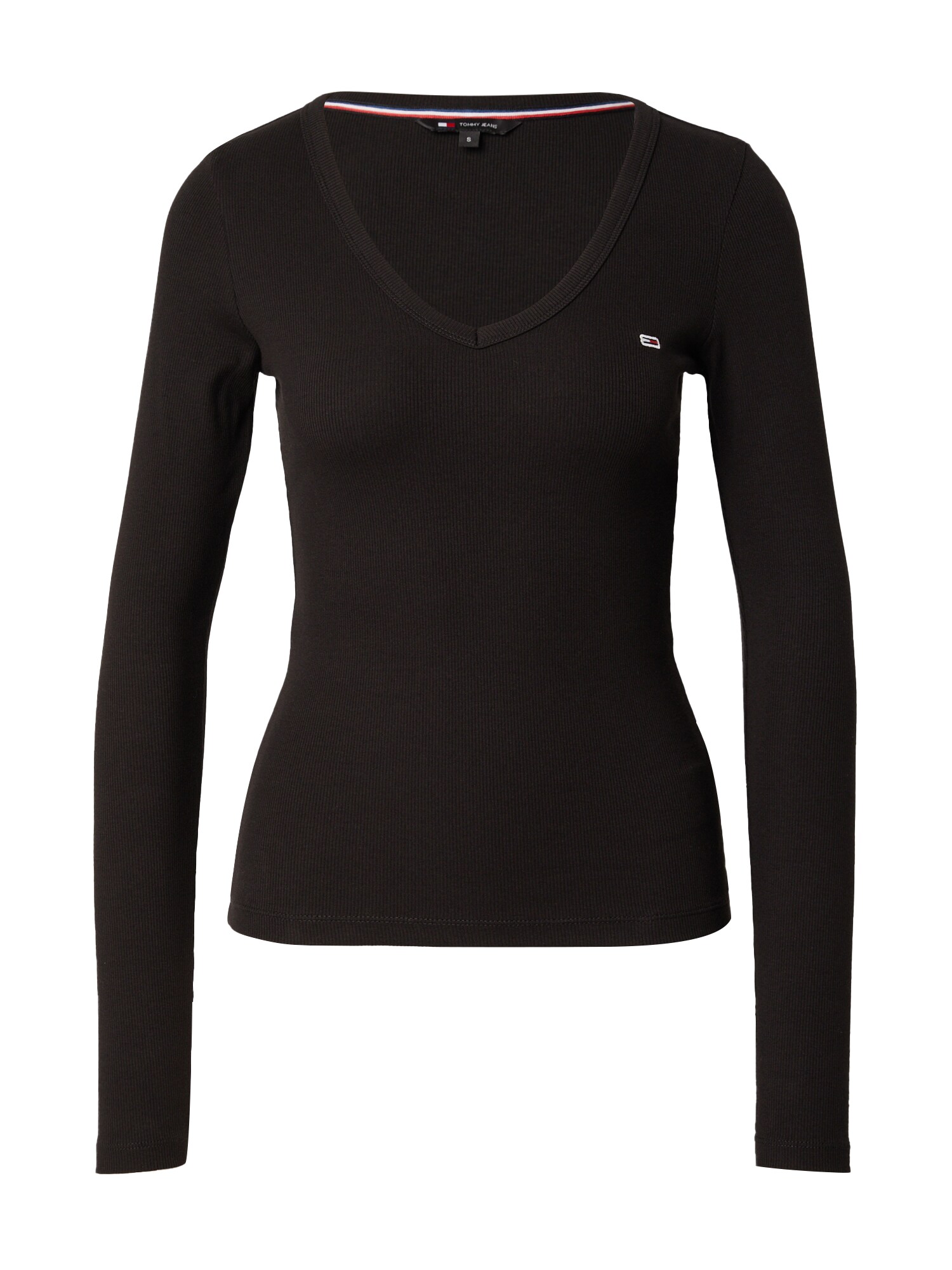 Tommy Jeans Tricou ESSENTIAL  negru