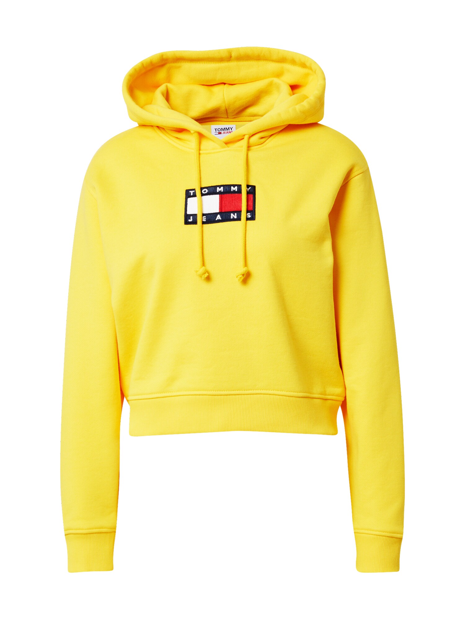 Tommy Jeans Megztinis be užsegimo  geltona / tamsiai mėlyna / balta / raudona