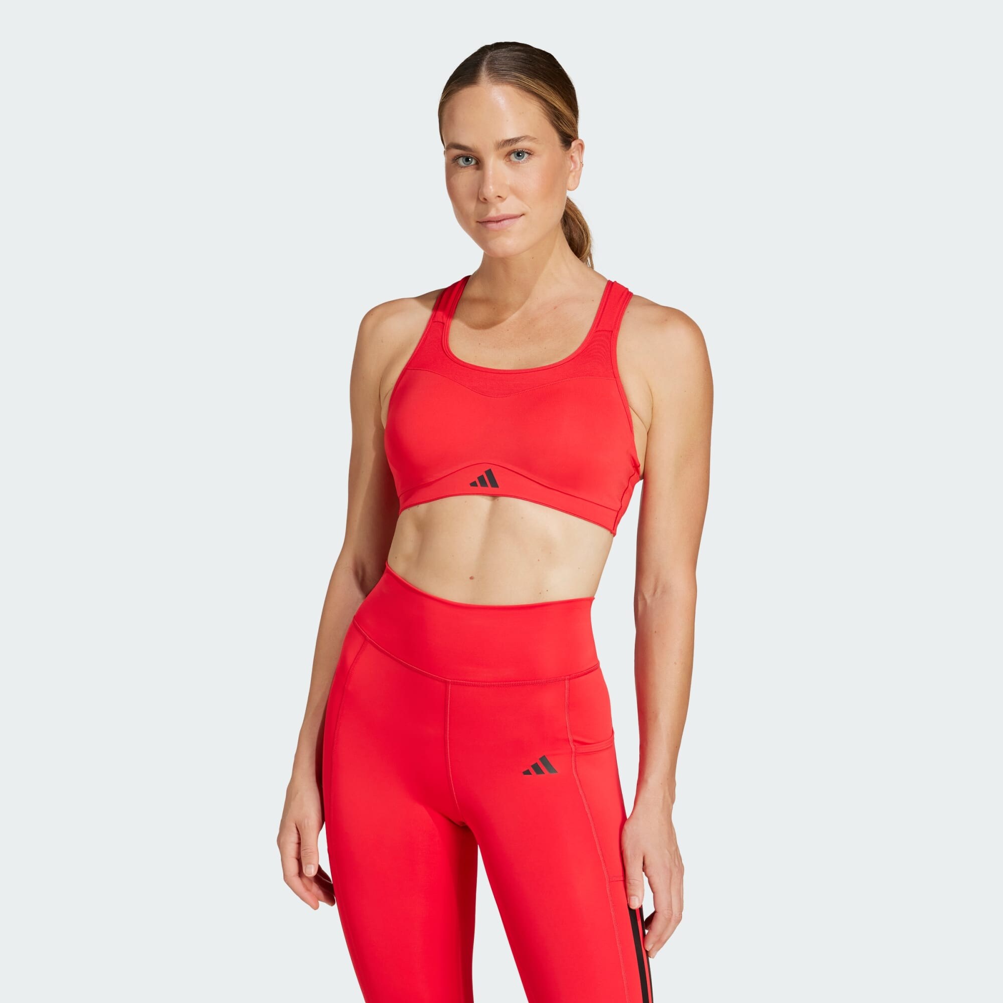 ADIDAS PERFORMANCE Sportmelltartók 'TLRDIM'  rikító piros / fekete termék 2. képe