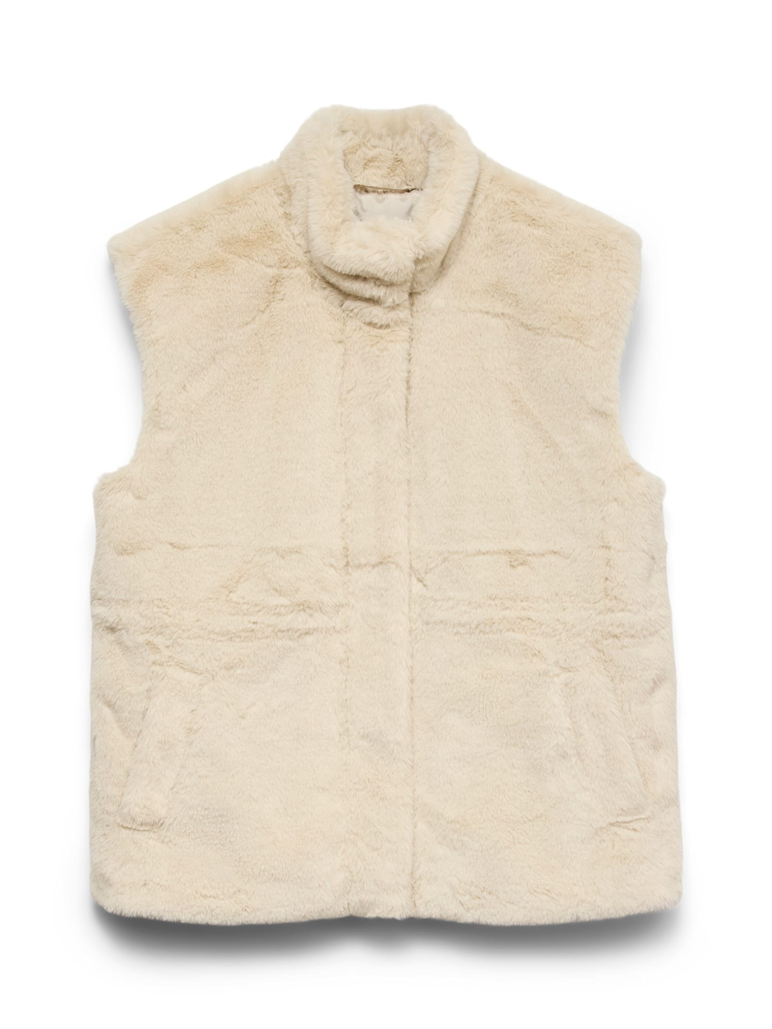 VERO MODA Vestă ecru
