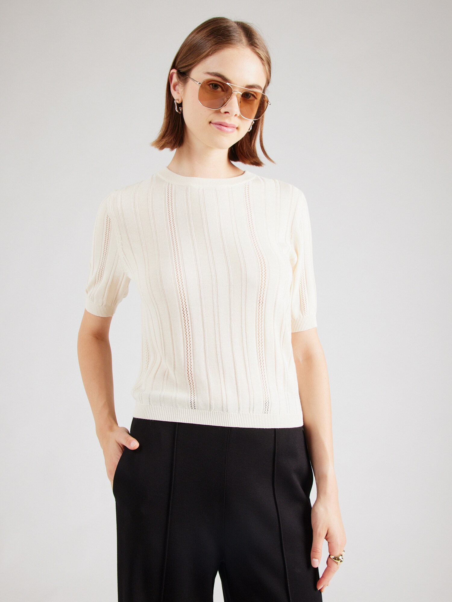 VERO MODA Pulóver 'VMMINDY'  krém termék 2. képe