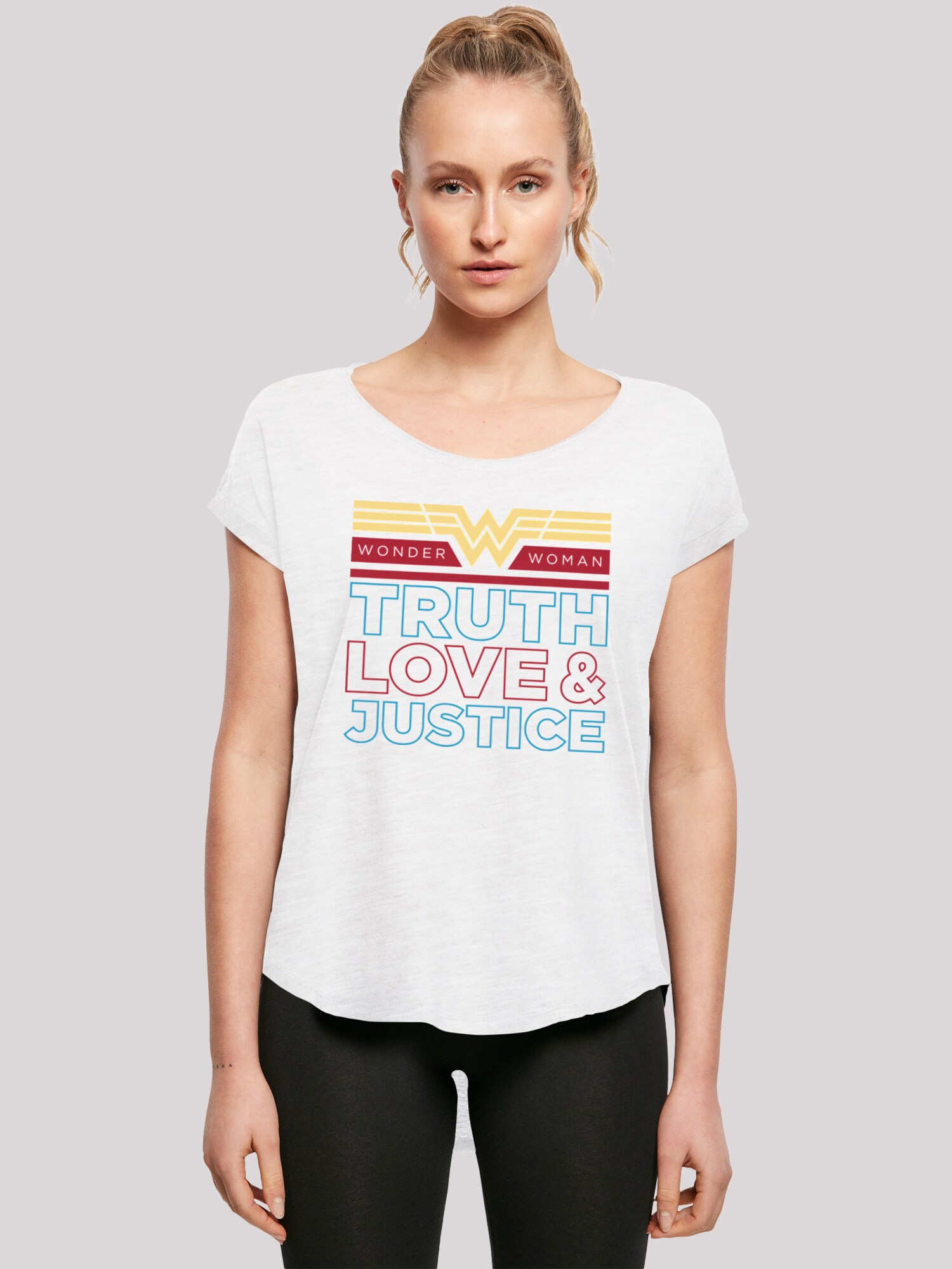 Thumbnail - F4NT4STIC T-Shirt Wonder Woman 84 Truth Love And Justice