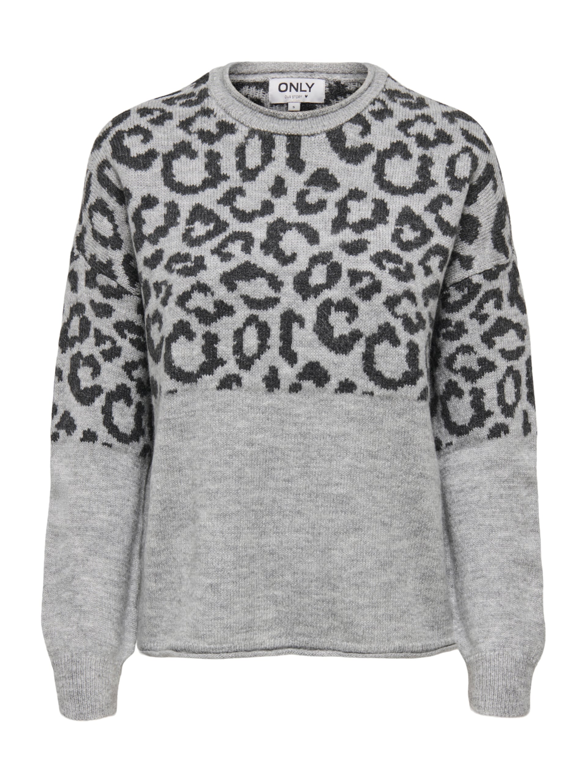 ONLY Onljade Animal Ls O-neck Knt stickade tröjor dam – bild 6