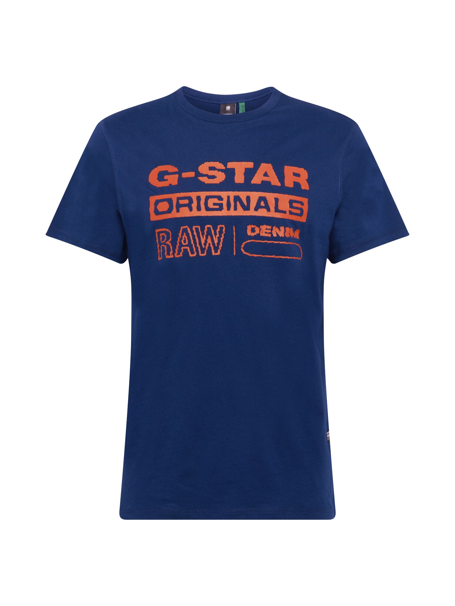 G-Star RAW Marškinėliai  tamsiai mėlyna / oranžinė-raudona