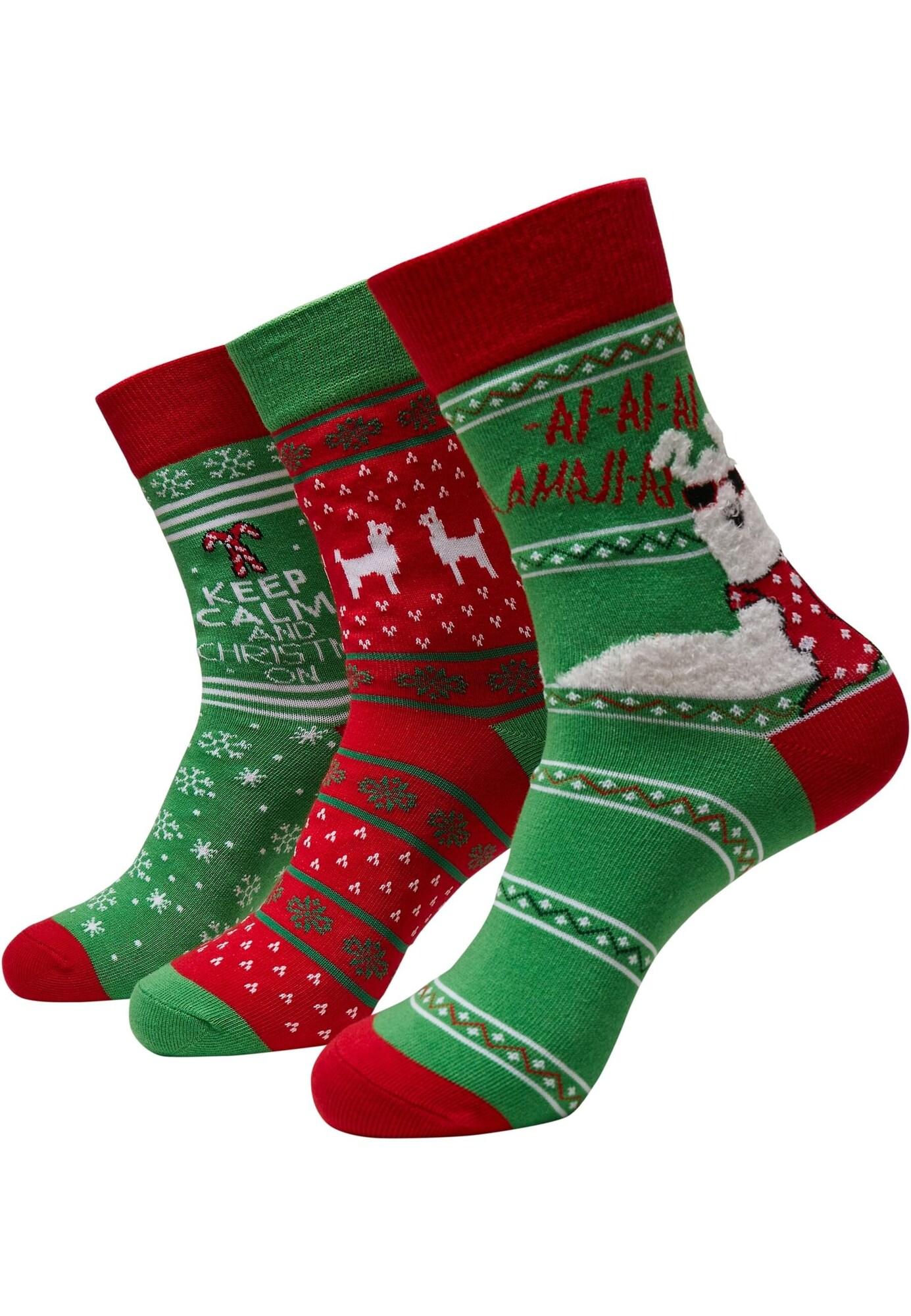 Thumbnail - Urban Classics Socken Christmas Lama