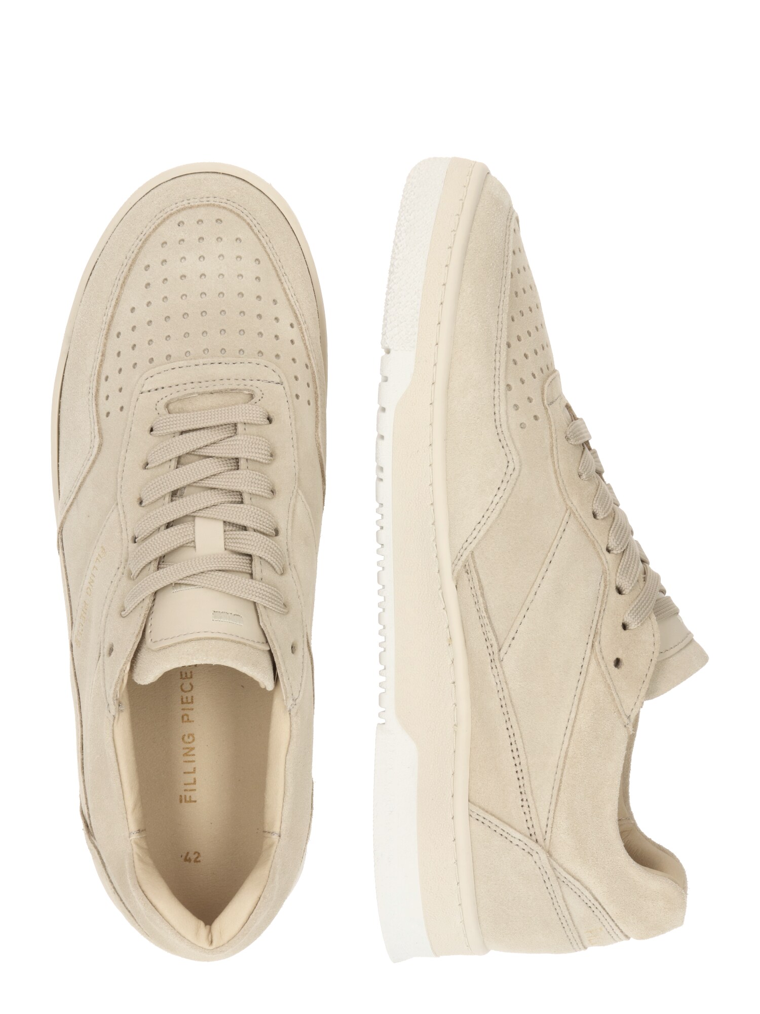 Filling Pieces Rövid szárú sportcipők 'Ace'  bézs / arany termék 2. képe
