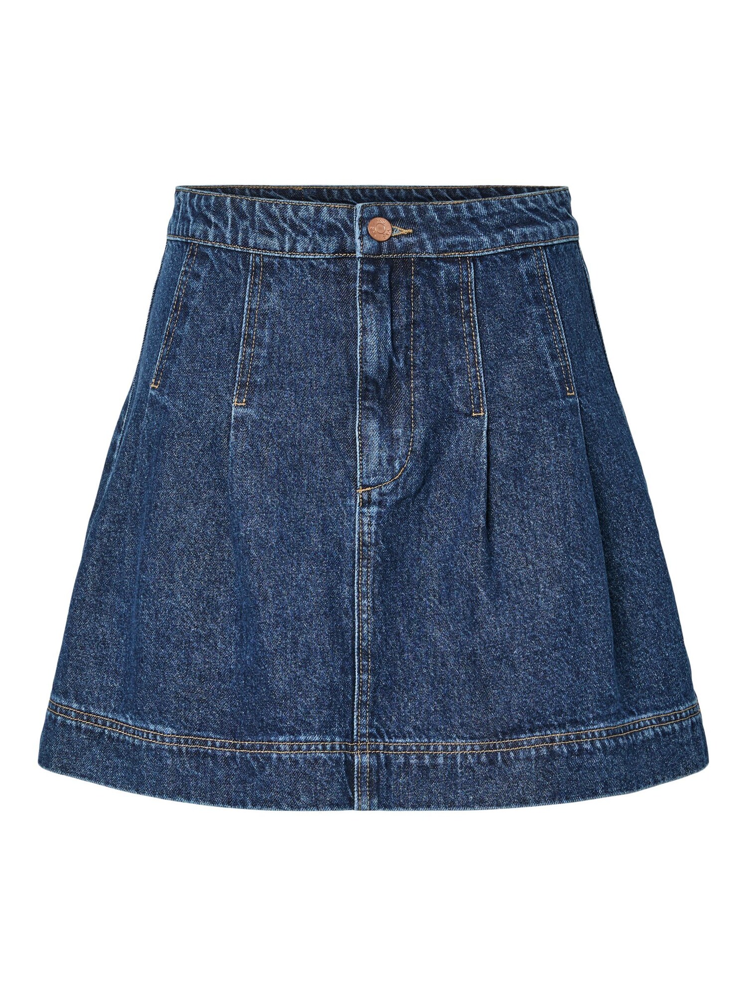 YAS Falda 'YASSalino' azul denim