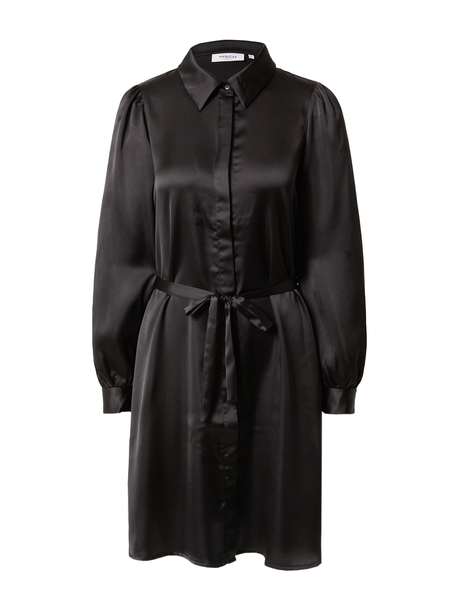 MSCH COPENHAGEN Košeľové šaty 'Jeanita'  čierna