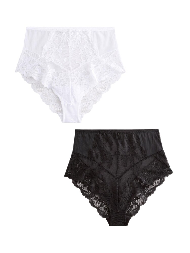 Next Panty Damen Größe M schwarz / weiß Winterschuhe