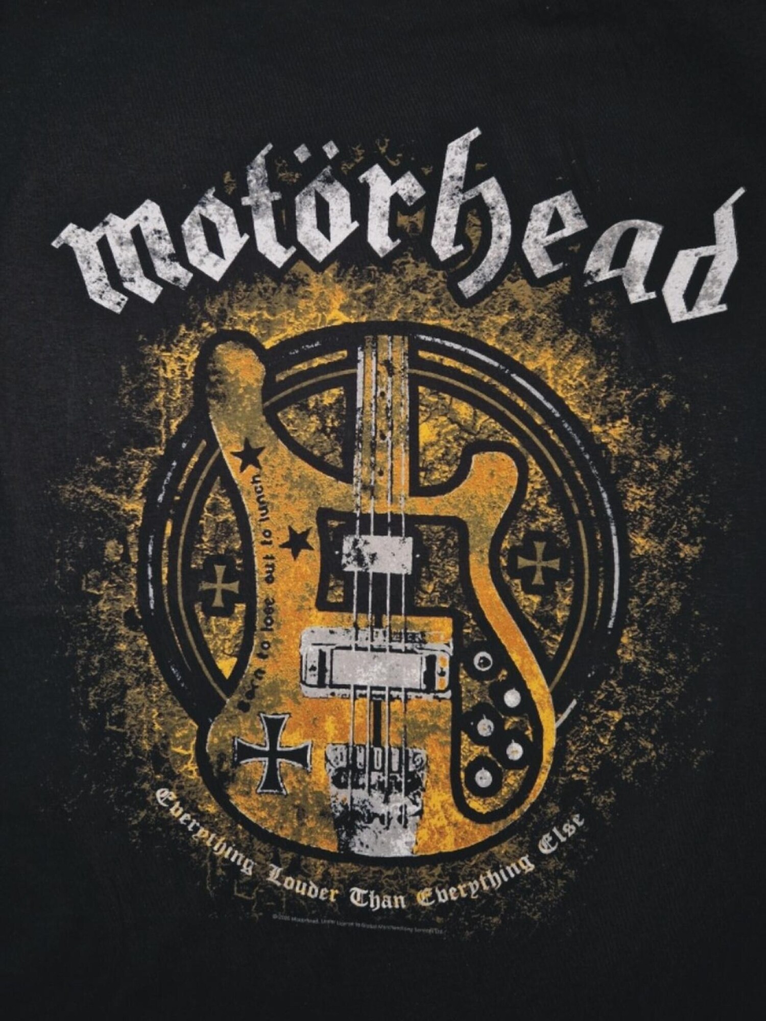 Rockshirts Camiseta 'Motörhead Lemmy Bass' negro – imagen 2