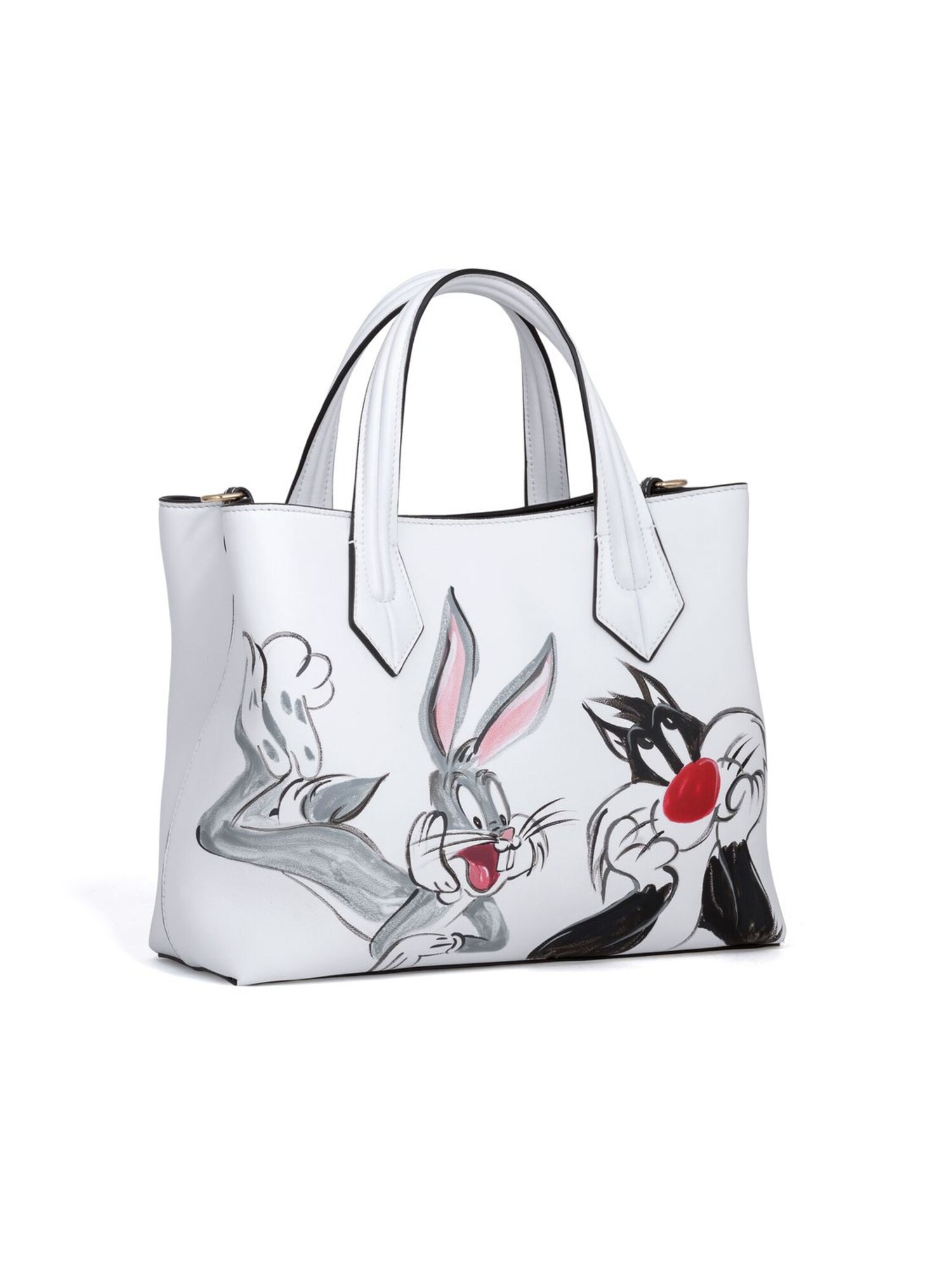 Braccialini Bolso de mano 'Mia Looney Tunes' blanco – imagen 2