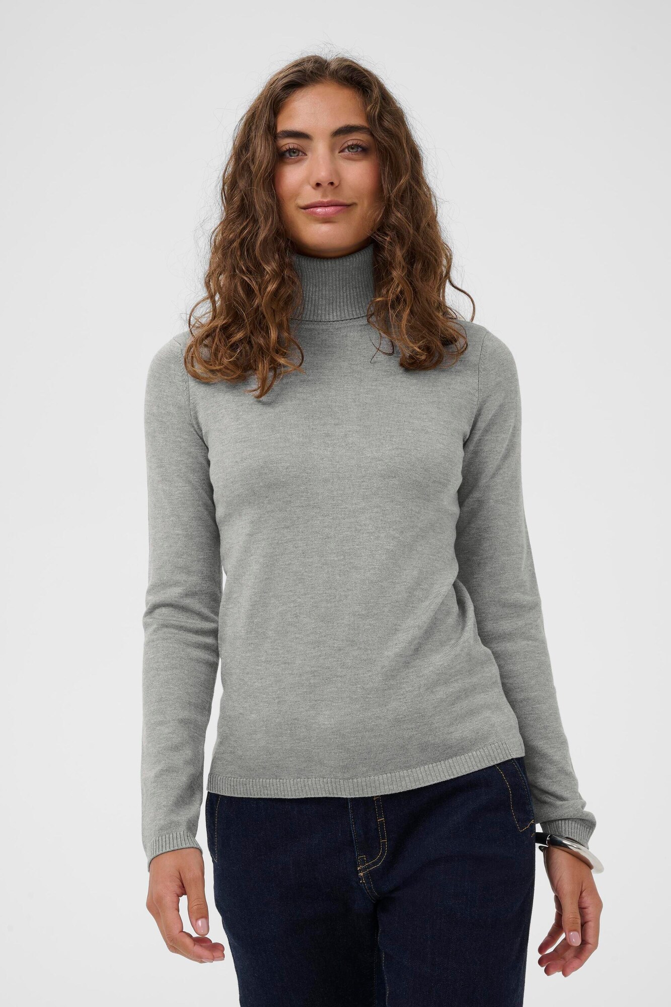 CULTURE Jersey 'Annemarie' gris claro / mezcla de colores