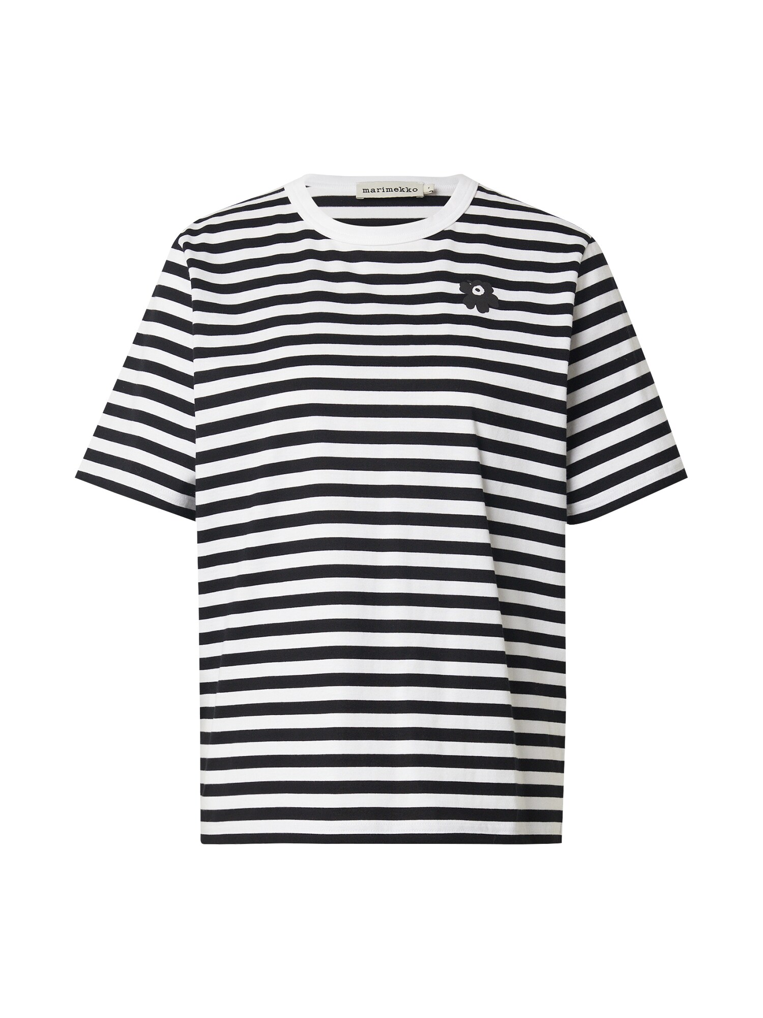 Marimekko Tricou  negru / alb
