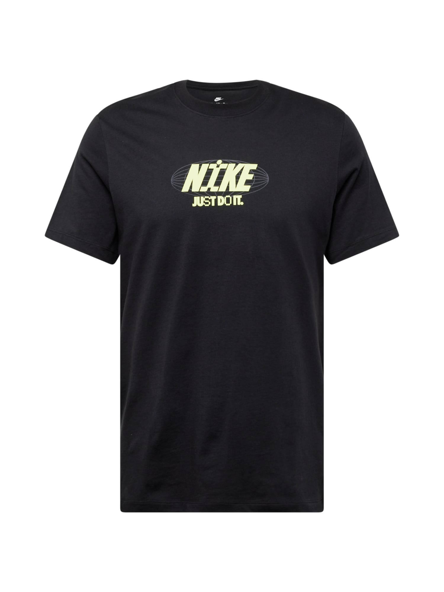 Nike Sportswear Póló  pasztellsárga / világosszürke / fekete