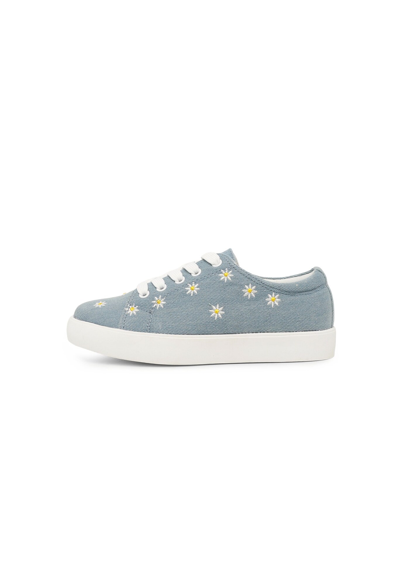 ABOUT YOU Sneaker Martha albastru denim / galben / alb