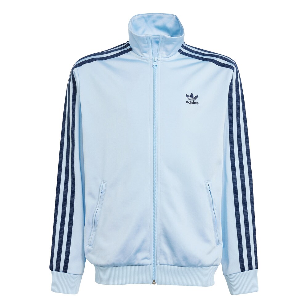 ADIDAS ORIGINALS Sweatjacke 'Adicolor Firebird' Jungen Größe 128 navy / hellblau