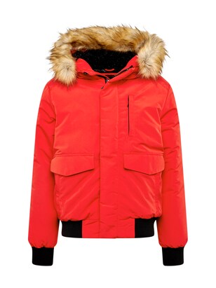 Superdry Winterjas ‘EVEREST’ Rood