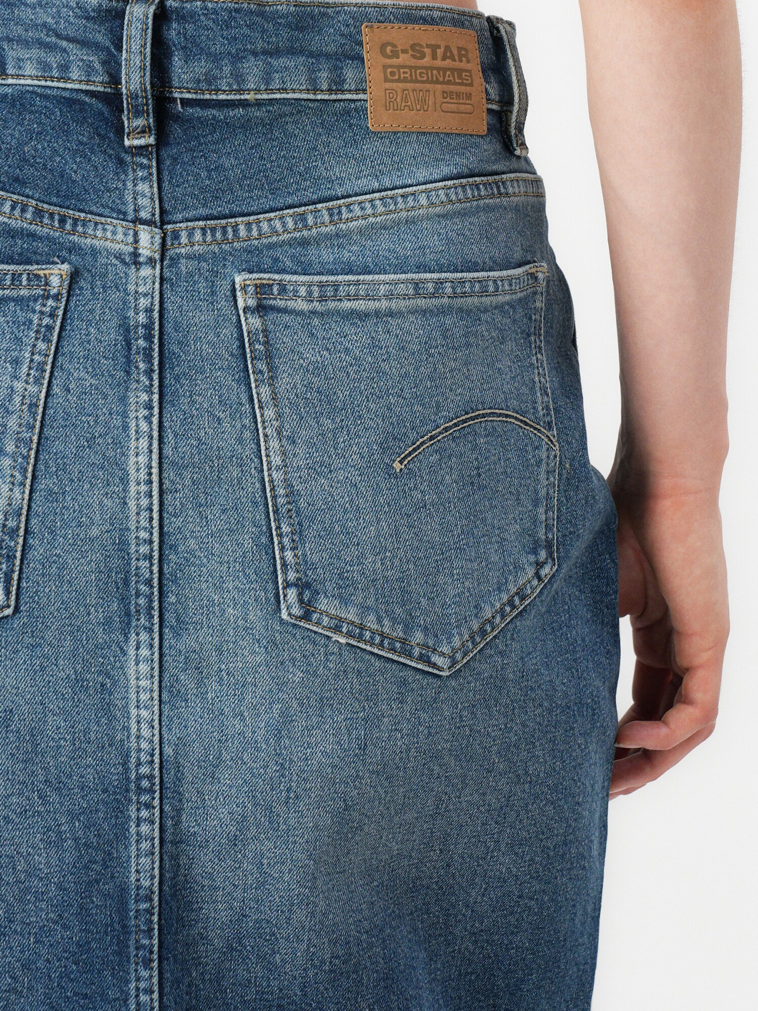 G-STAR Sukňa 'Viktoria' modrá denim (obrázok 6)