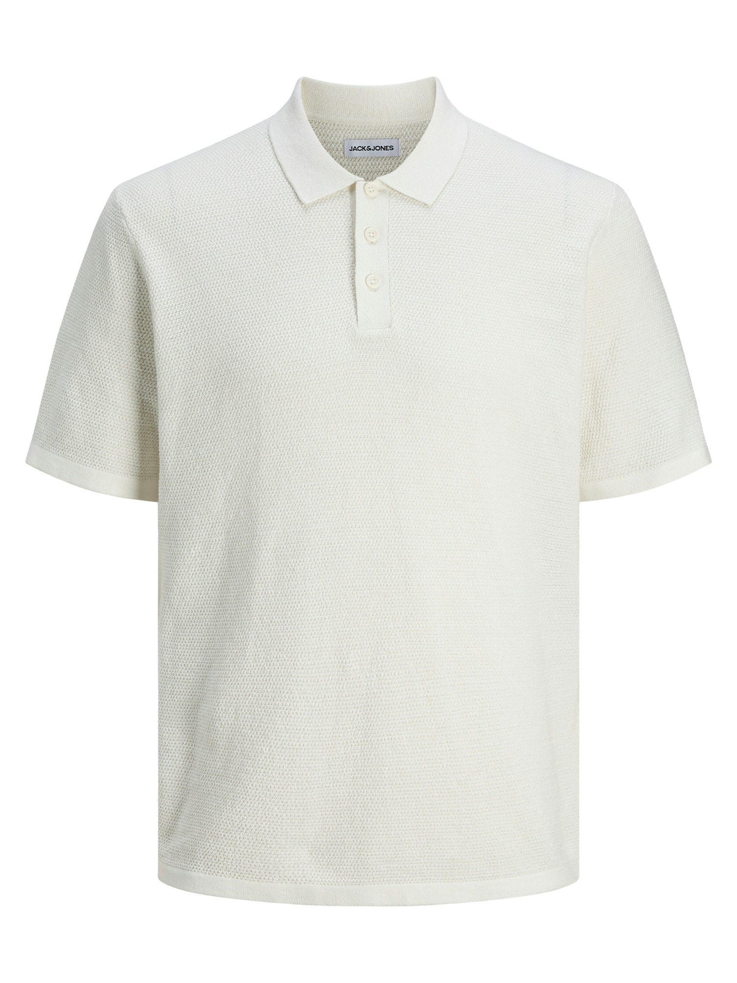 JACK & JONES Tricou George alb murdar