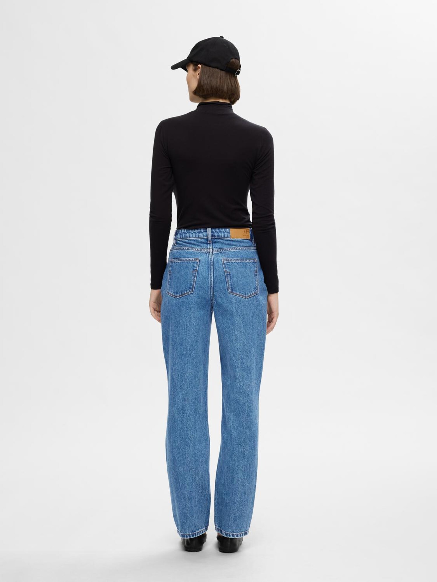 SELECTED Džínsy 'KATJA' modrá denim (obrázok 6)