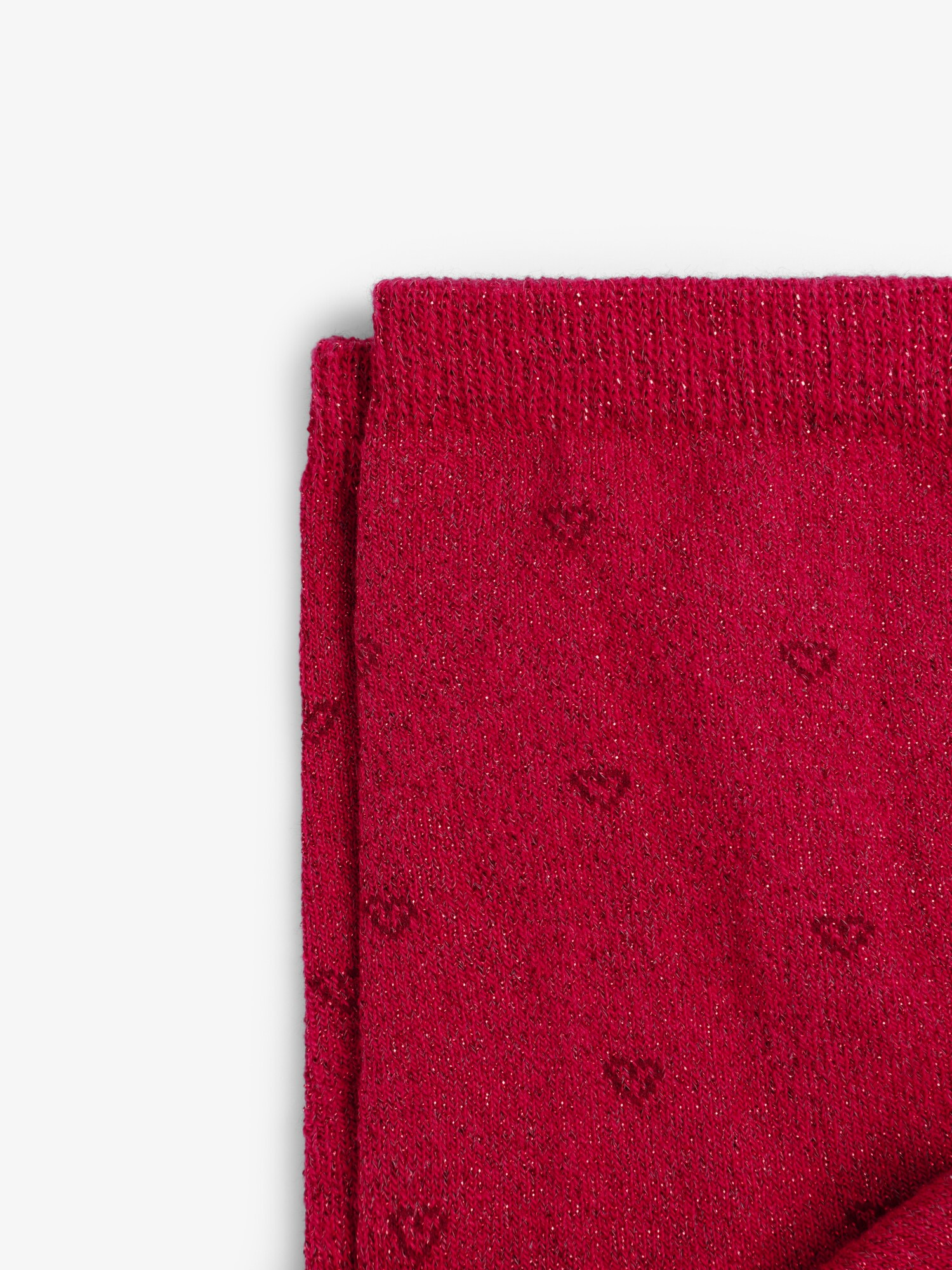 Scalpers Zokni 'Heart Lurex'  bogyó / málna termék 2. képe